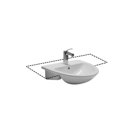 POLOZÁPUSTNÉ UMÝVADLO JIKA MIO 55cm - obj. číslo 816711