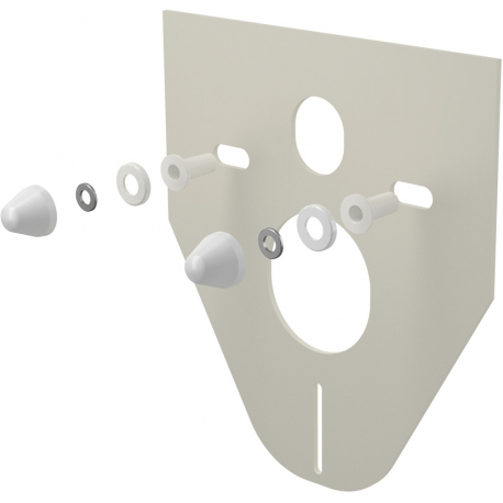 ALCAPLAST izolačná doska pre závesné wc a bidet s príslušenstvom a krytkou (biela) kod M910