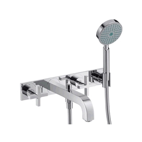 Hansgrohe trojotvorová vaňová armatúra Axor Citterio chróm kód 39441000