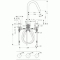 Hansgrohe trojotvorová umývadlová armatúra Axor Citterio M chróm kód 34133000