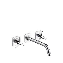 Hansgrohe trojotvorová umývadlová armatúra pod omietku Axor Citterio M chróm kód 34217000