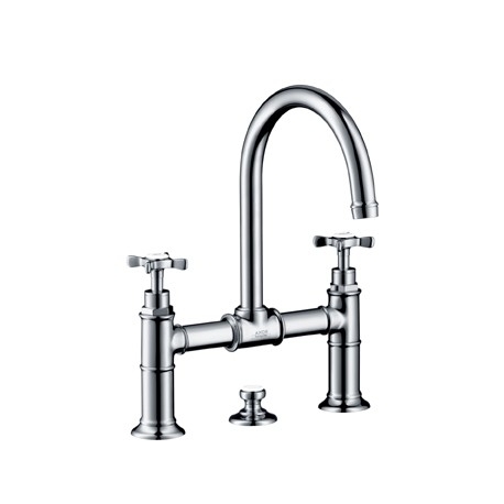 Hansgrohe umývadlová armatúra s dvoma kohútikmi Axor Montreux kartáčovaný nikel kód 16510820