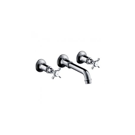 Hansgrohe trojotvorová umývadlová armatúra pod omietku Axor Montreux kartáčovaný nikel kód 16532820