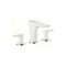 Hansgrohe trojotvorová umývadlová armatúra Pura Vida biela/chróm kód 15073400