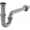 ALCAPLAST Sifón umývadlový U kov Ø32 s převlečnou maticou 5/4" kód A4320