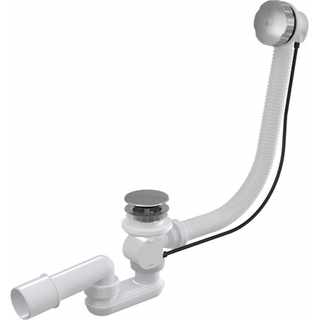 ALCAPLAST Sifón vaňový automat komplet kov kod A55KM