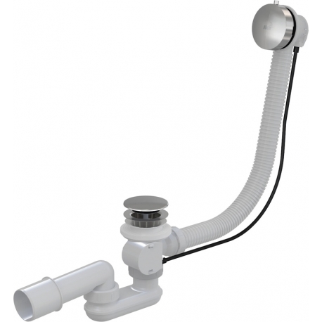 ALCAPLAST Sifón vaňový automat komplet kov kod A551KM