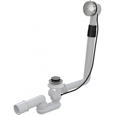 ALCAPLAS Sifón vaňový automat komplet kov kod A552K