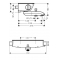 Hansgrohe Ecostat Select termostatická vaňová batéria na stenu chróm kód 13141000