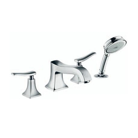 Hansgrohe štvorotvorová armatúra na okraj vane Metris Classic chróm kód 31314000