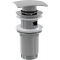 ALCAPLAST Výpusť umývadlová click/clack 5/4“ celokovová, hranatá zátka, kod A393