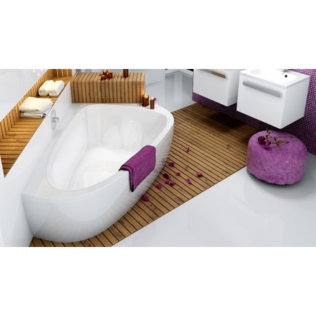 RAVAK Vaňa LoveStory II 196 x 139 cm, L/P variant