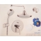 GROHE sprchový systém pod omietku SET 4 komplet