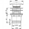 ALCAPLAST Výpusť umývadlová click/clack 5/4“ celokovová, veľká zátka, kod A390