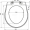 ALCAPLAST záchodové sedadlo Basic, kod A3551
