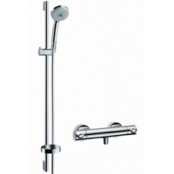 Hansgrohe sprchová sada s termostatom Croma 100 Multi/Ecostat 1001 SL, kombinácia 0,90 m chróm kód 27085000