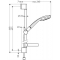 Hansgrohe sprchová sada Croma 100 Vario/Unica´C, sada 0,65 m chróm kód 27772000