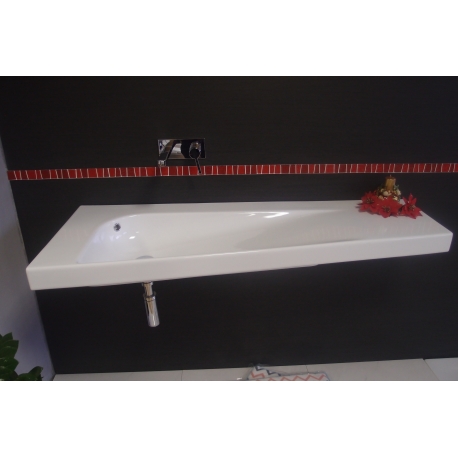 AKCIA !! HATRIA umývadlo GRANDANGOLO pravé 130 x 50 cm biele Y0XT