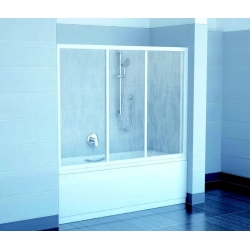 RAVAK AVDP3 180 vaňové dvere, posuvné trojdielne, bezpečnostné sklo