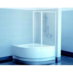 RAVAK VSK2 GENTIANA, NEWDAY vaňová zástena dvojdielna Ľavá/Pravá 140/150cm