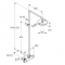 KLUDI THM MONO SHOWER SYSTEM A-QA chróm kód 6608105-00