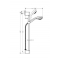 SPRCHOVÝ SET HANSGROHE 2-polohová ručná sprcha CROMETTA 85 VARIO + sprchová tyč UNICA'CROMETTA 65cm - obj. číslo…