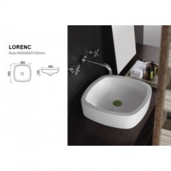 Bath Concept umývadlo LORENC 450X450X120 mm.﻿