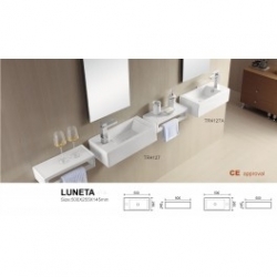 Bath Concept umývadlo LUNETA 500x225x145 mm. Ľavé prevedenie.﻿