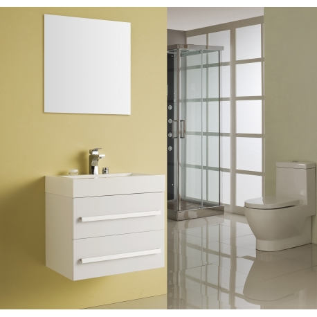 BATH FURNITURE skrinka s umývadlom FLORENCIA  570x460x550 mm - biela