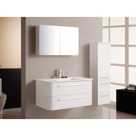 BATH FURNITURE skrinka s umývadlom PALERMO 1000x540x850 mm - biela
