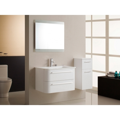 BATH FURNITURE  Skrinka s umývadlom PALERMO 750x540x500 mm - biela