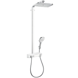 Hansgrohe Raindance Select E360 1jet ST Showerpipe - biela/chróm kód 27288400