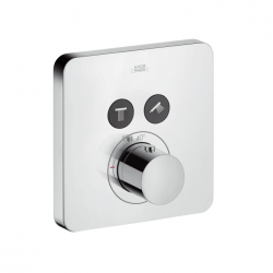 HANSGROHE Axor Citterio E ShowerSelect, termostatická batéria pod omietku pre 2 spotrebiče, chróm 36707000