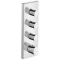 HANSGROHE Axor, vrchná sada termostatického modulu pod omietku 36x12, chróm 12717000