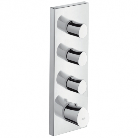 HANSGROHE Axor, vrchná sada termostatického modulu pod omietku 36x12, chróm 12717000