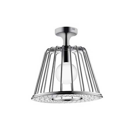 AXOR LampShower 1jet s napojením od stropu a dizajnom Nendo, chróm 26032000