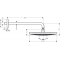 HANSGROHE Raindance Select S 300 2jet, horná sprcha so sprchovým ramenom 390 mm, chróm 27378000 