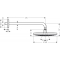 HANSGROHE Raindance Select S 240 2jet, horná sprcha so sprchovým ramenom 390 mm, chróm 26466000 
