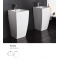 Bath Concept volnestojace umývadlo PALMA 50x44x83,5