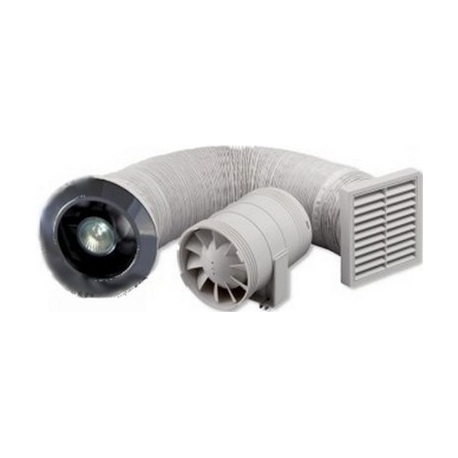 Zehnder Silent kúpelňový ventilátor s osvetlením