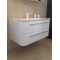 BATH FURNITURE skrinka s umývadlom PALERMO 1000x540x850 mm - biela