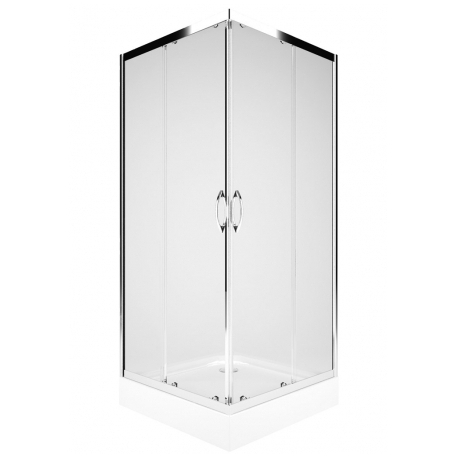 KOLO REKORD ŠTVORCOVÝ SPRCHOVACÍ KÚT 90 X 90 CM, POSUVNÉ DVERE