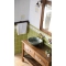 SAPHO ATTILA keramické umývadlo, priemer 44cm, zelená meď 
