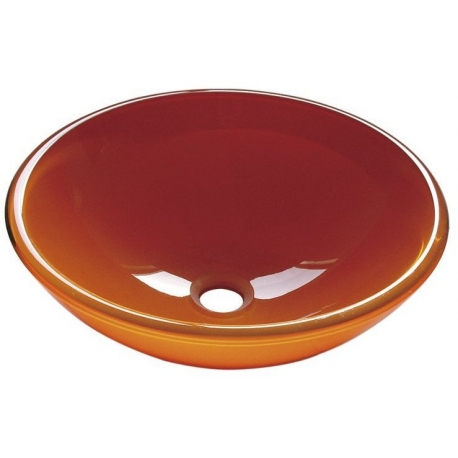 Sapho ORANGE sklenené umývadlo priemer 42cm