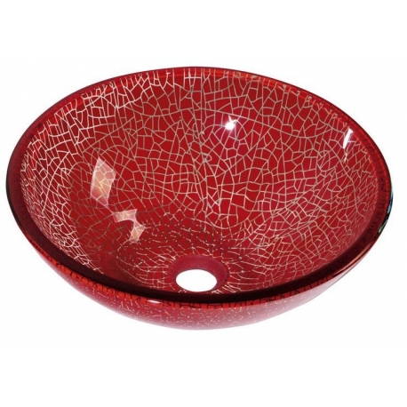 Sapho VENEZIA sklenené umývadlo priemer 42cm 