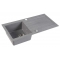Sapho Granitový zabudovateľný drez s odkvapom 86x43,5 cm 