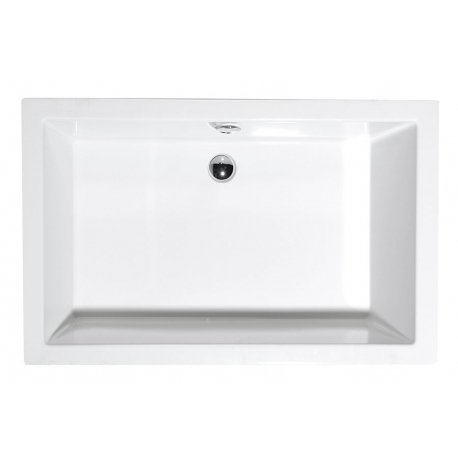 Sapho DEEP 120x75x26cm,sprchová vanička obdĺžnik, hlboká, biela s podstavcom 
