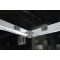 Aqualine AGGA 800x800mm,štvorcová sprchová zástena, číre sklo 