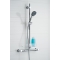 HANSA Fit termostatická sprchová súprava, sprchová tyč 600 mm, horná sprcha 257 x 197 mm, chróm