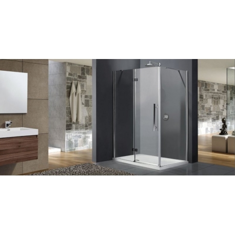 Aquatek Better R53 sprchovací kút obdĺžnikový 140x90cm ,chróm, sklo číre